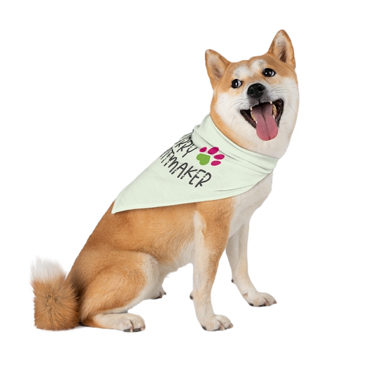 Furry MomentMaker® Green Pet Bandana
