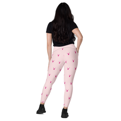 A Herd of Caribou Leggings with Pockets