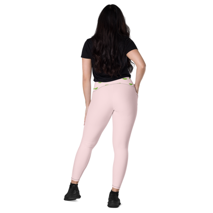 Heart Band Leggings with Pockets