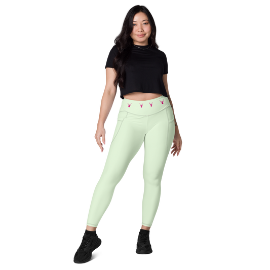 Caribou Band Leggings with Pockets