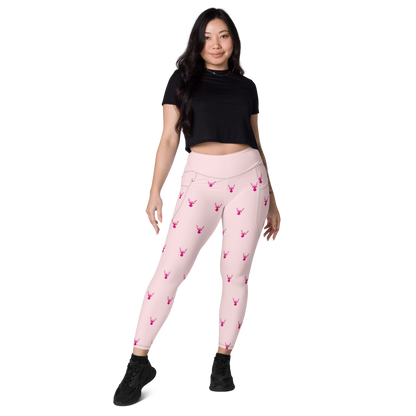 A Herd of Caribou Leggings with Pockets