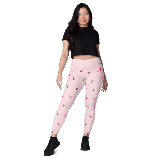 A Herd of Caribou Leggings with Pockets