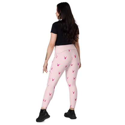 A Herd of Caribou Leggings with Pockets