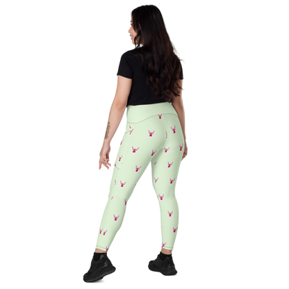 A Herd of Caribou Leggings with Pockets