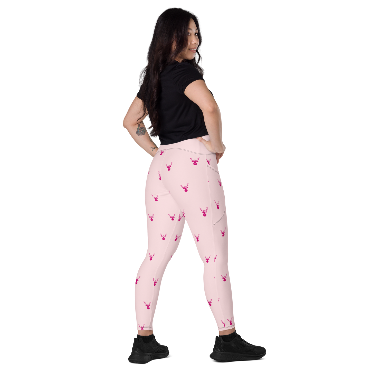 A Herd of Caribou Leggings with Pockets