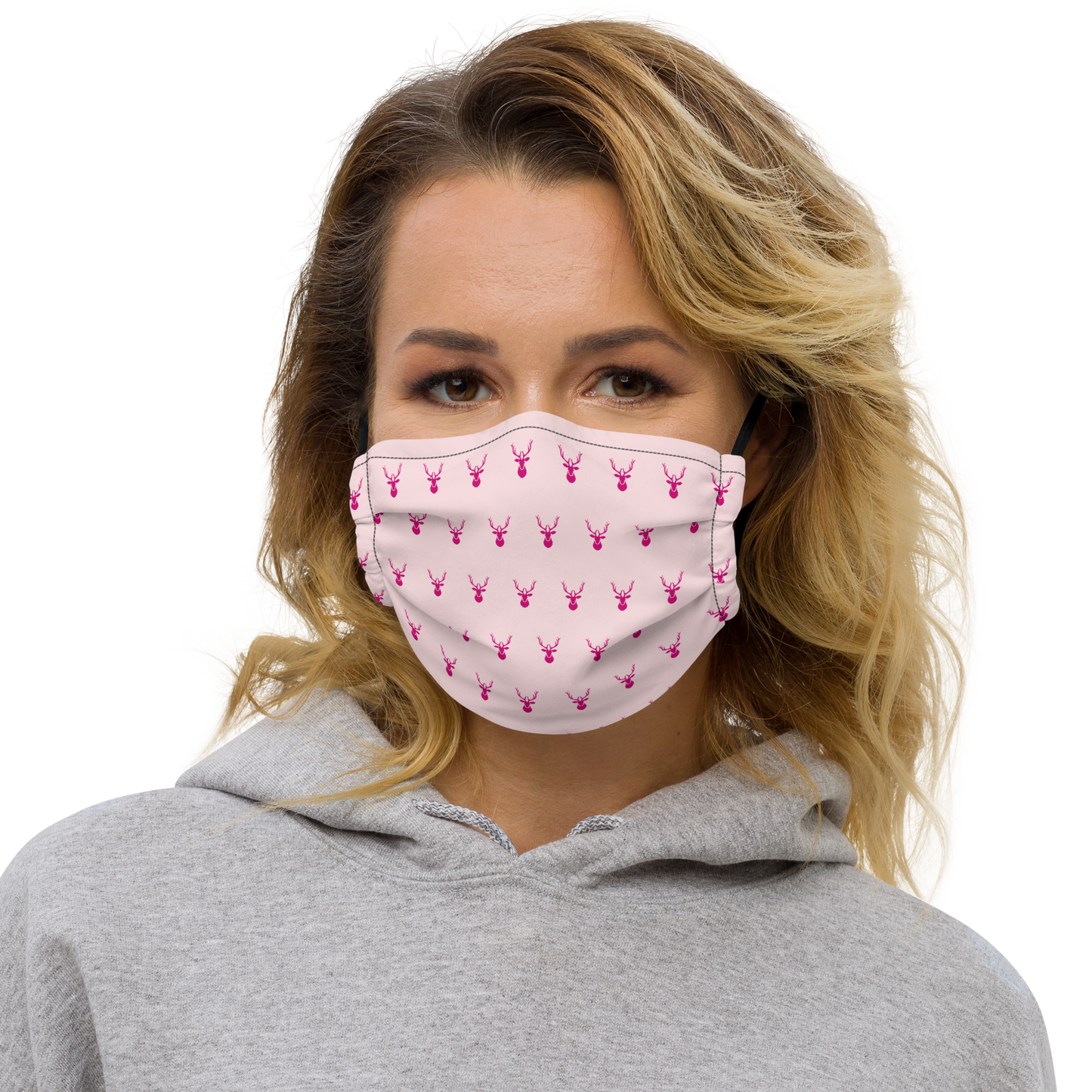 A Herd of Caribou Premium Face Mask
