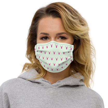 A Herd of Caribou Premium Face Mask