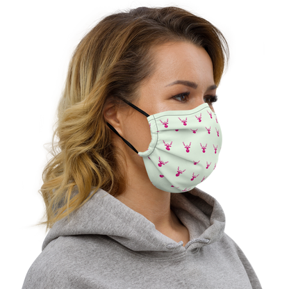 A Herd of Caribou Premium Face Mask