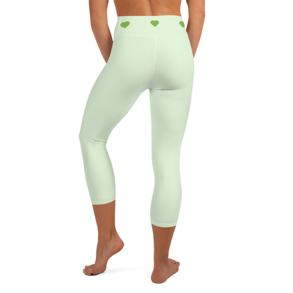 Heart Band Capri Leggings