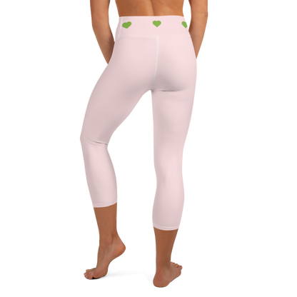 Heart Band Capri Leggings
