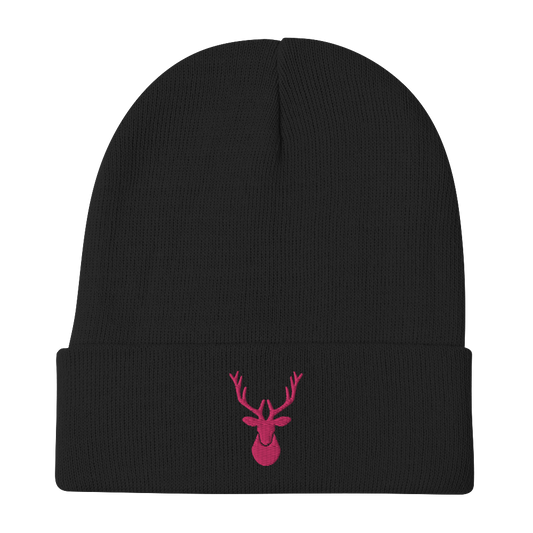 Caribou Embroidered Beanie