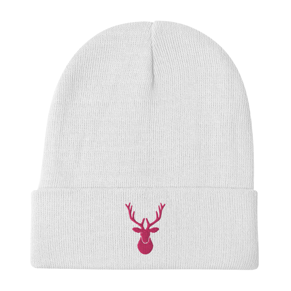 Caribou Embroidered Beanie