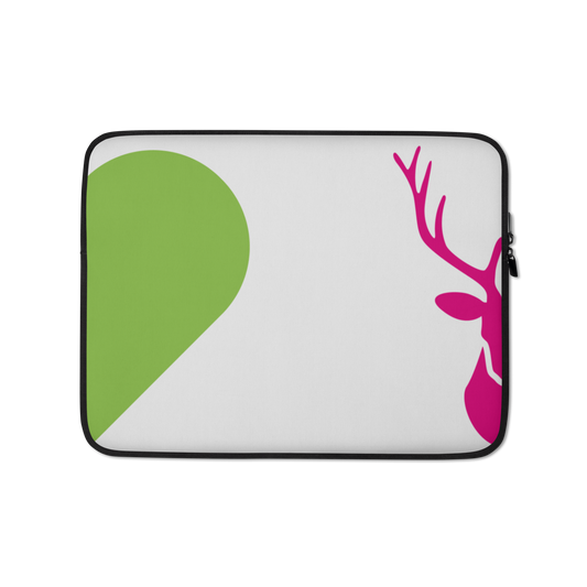 Caribou + Heart Laptop Sleeve