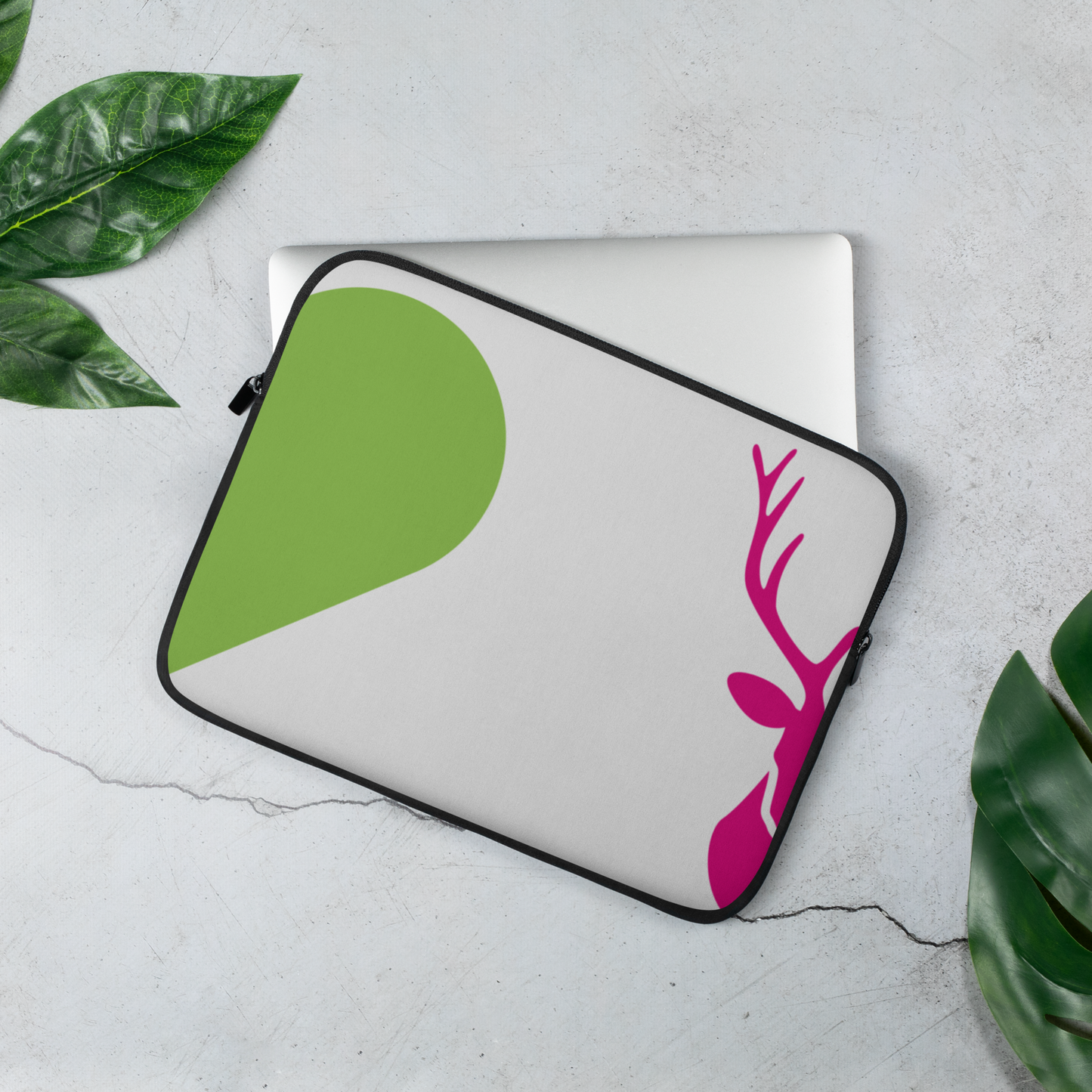Caribou + Heart Laptop Sleeve