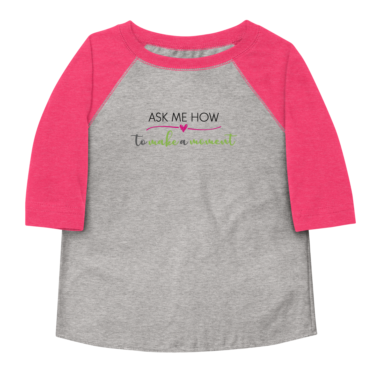 Ask Me How Toddler Baseball Tee