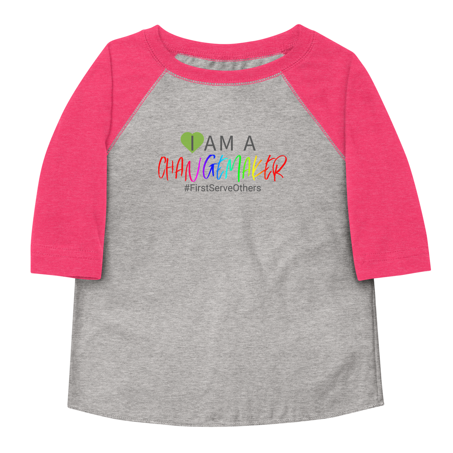The ChangeMaker Toddler Baseball Tee