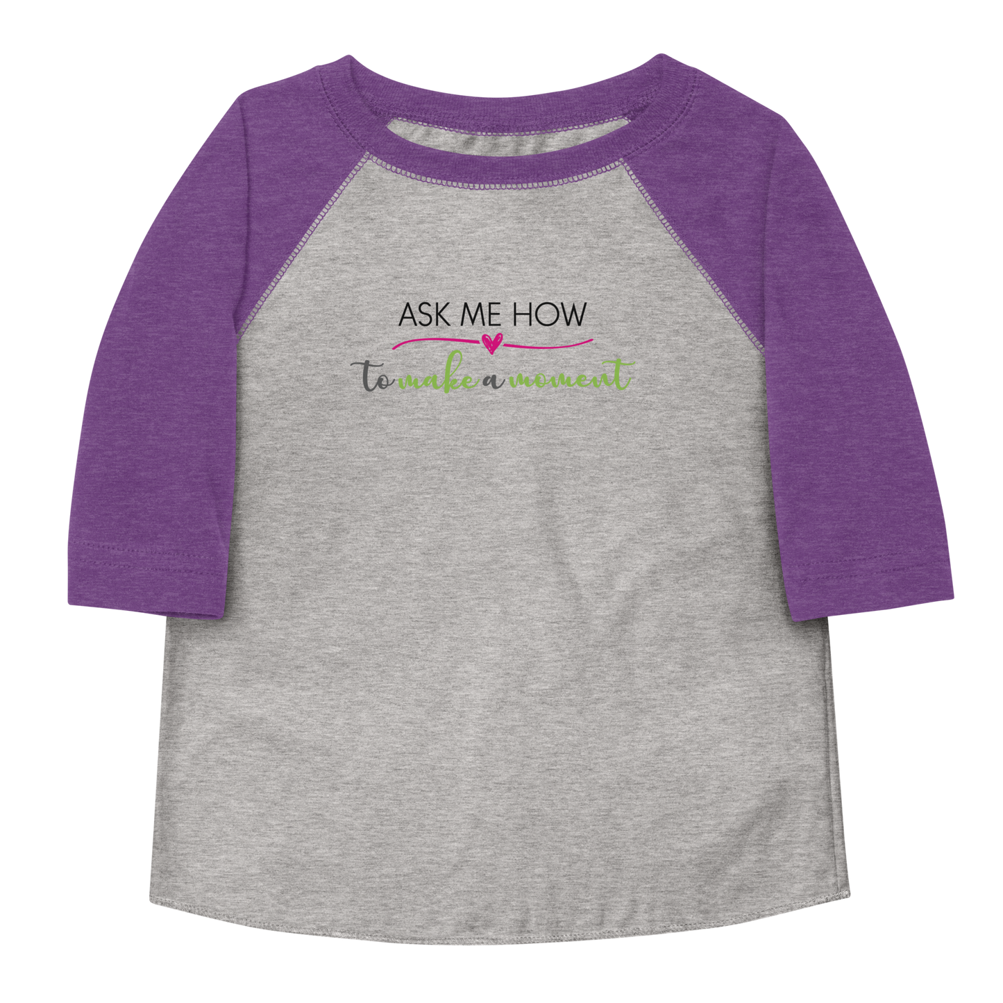 Ask Me How Toddler Baseball Tee