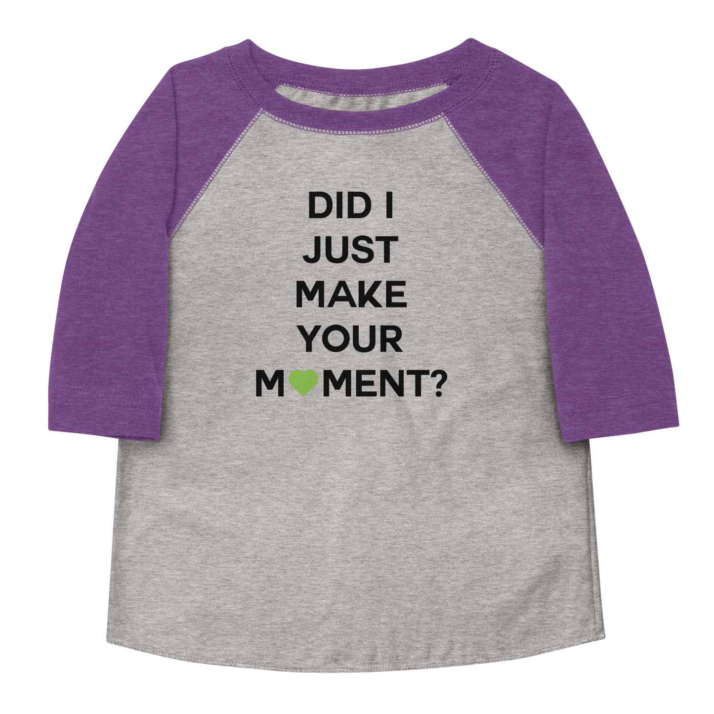 Did I? Toddler Baseball Tee