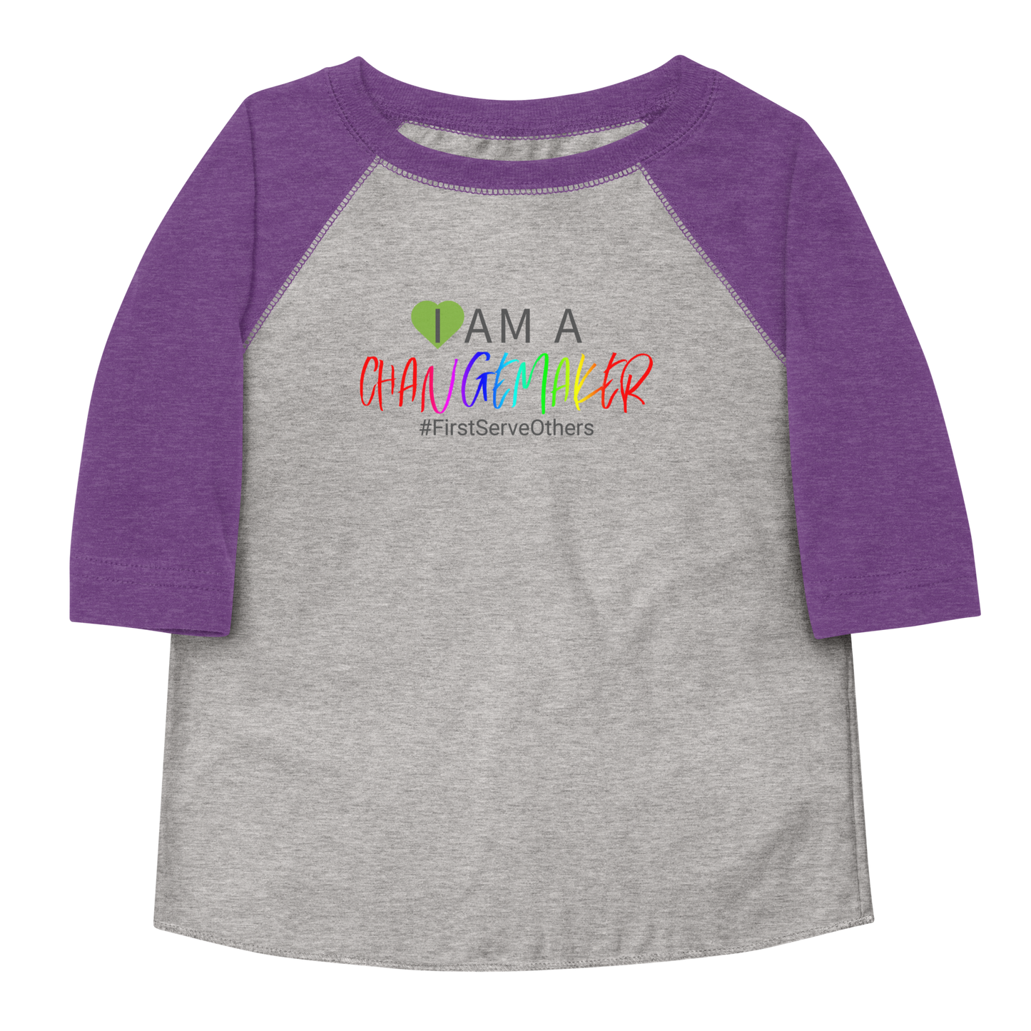 The ChangeMaker Toddler Baseball Tee