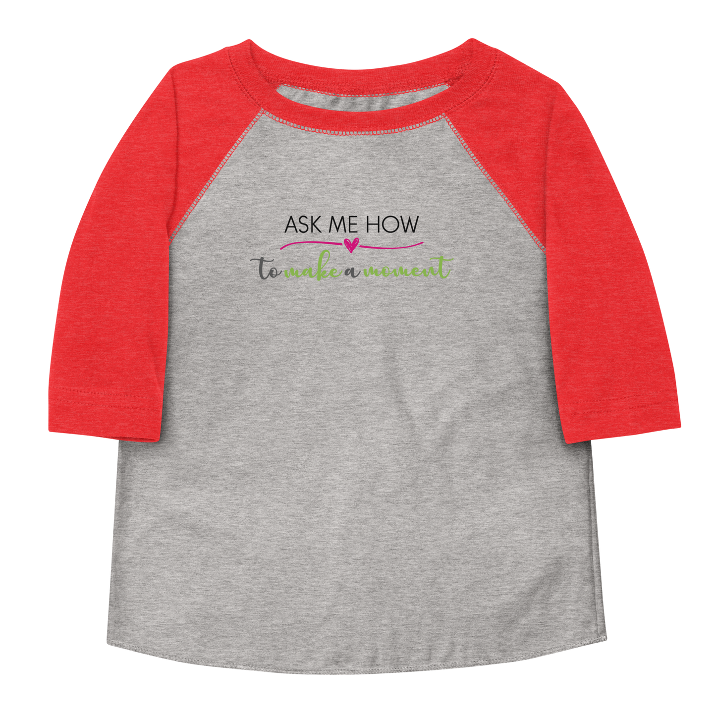 Ask Me How Toddler Baseball Tee