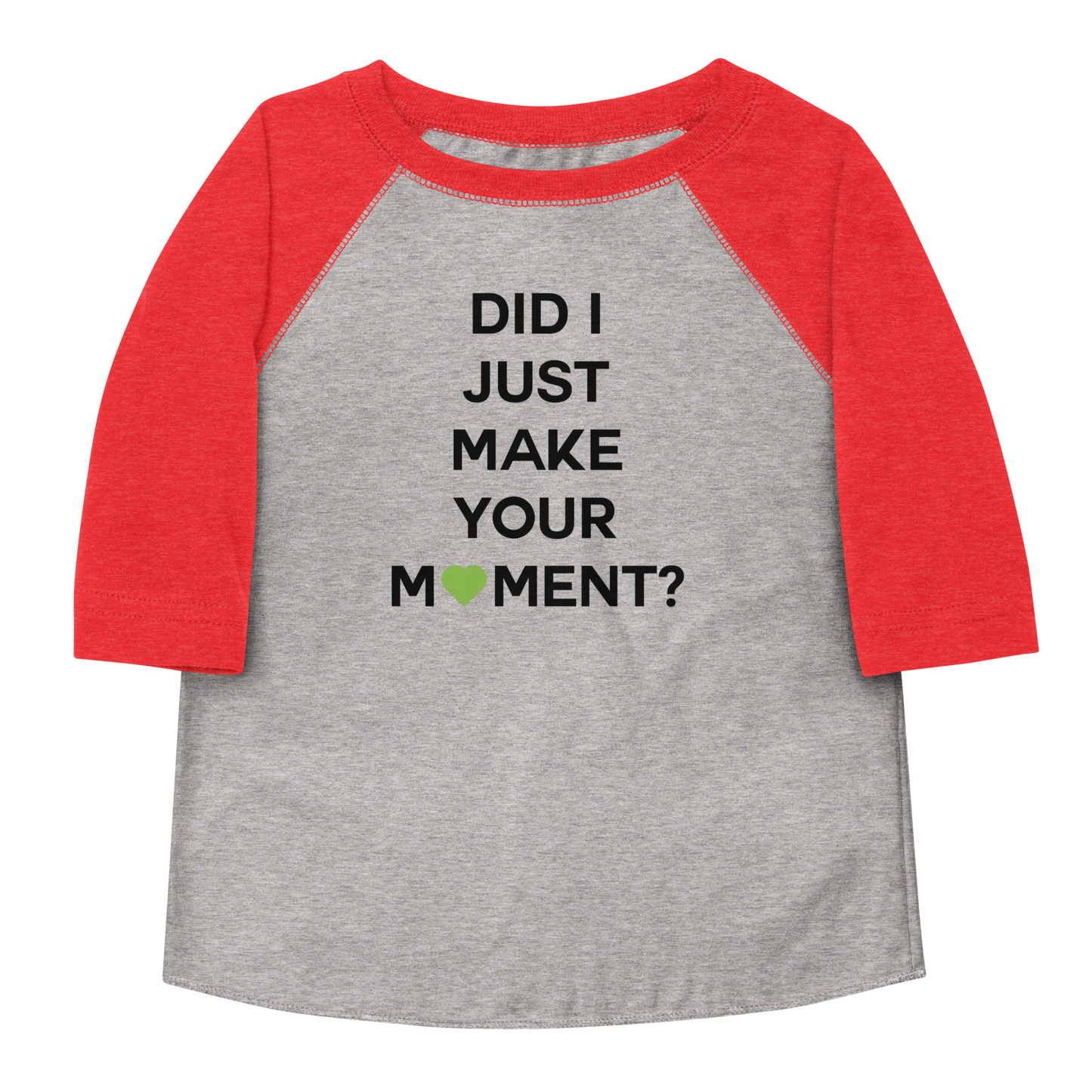 Did I? Toddler Baseball Tee