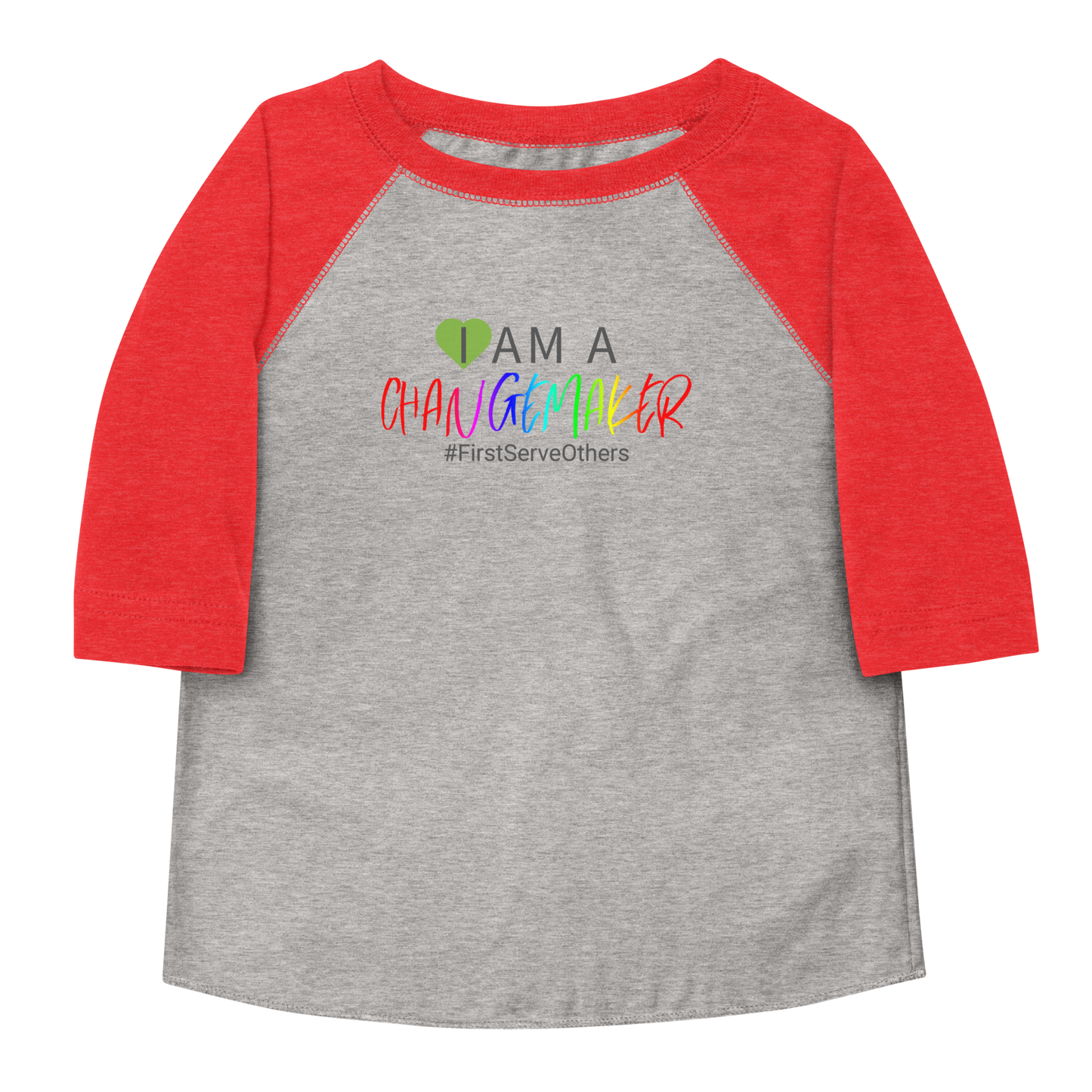 The ChangeMaker Toddler Baseball Tee