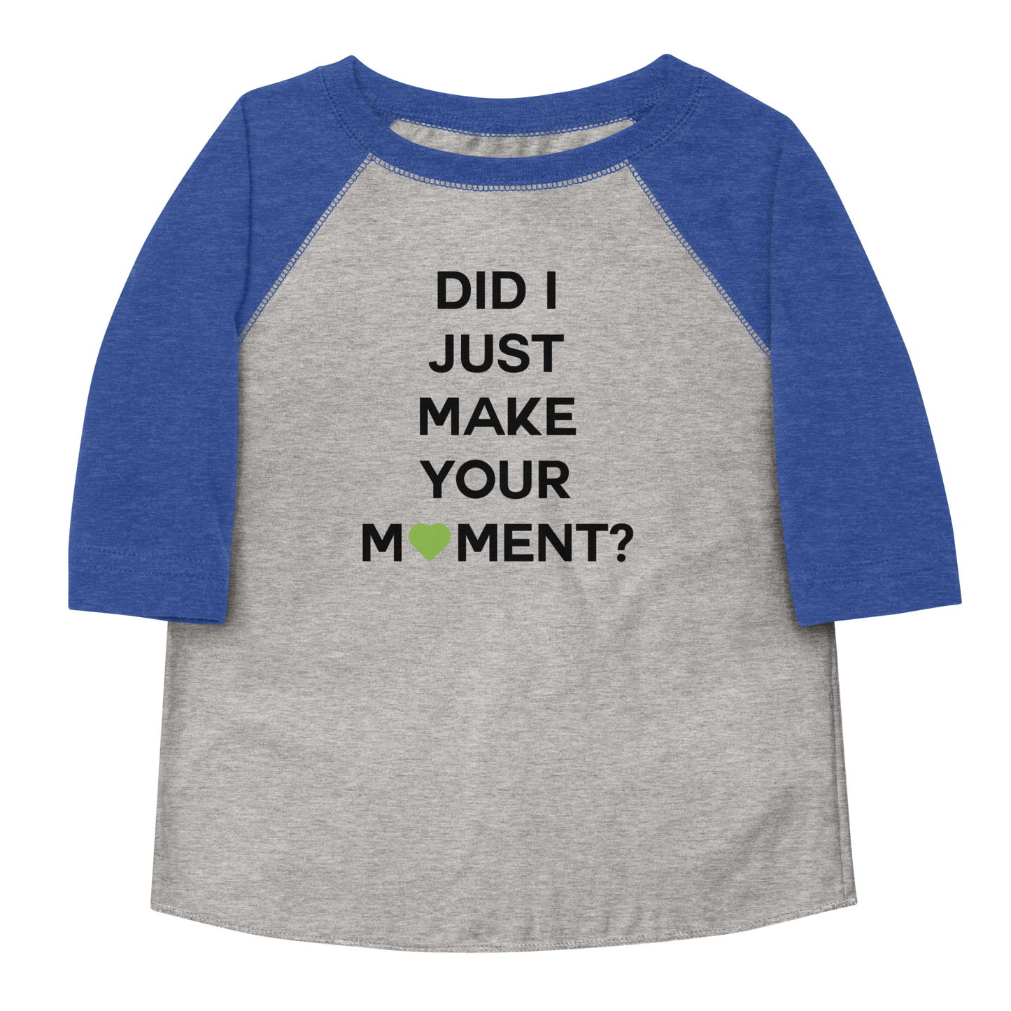 Did I? Toddler Baseball Tee