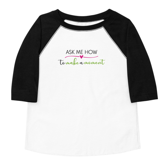 Ask Me How Toddler Baseball Tee