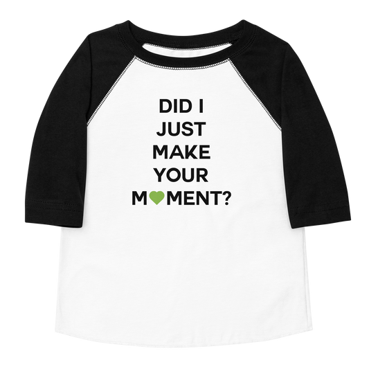 Did I? Toddler Baseball Tee