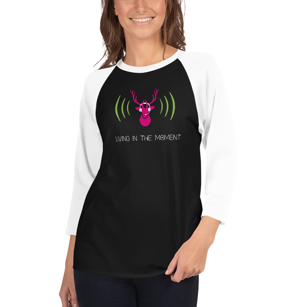 Living in the Moment Baseball Tee