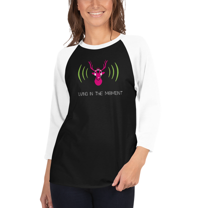 Living in the Moment Baseball Tee