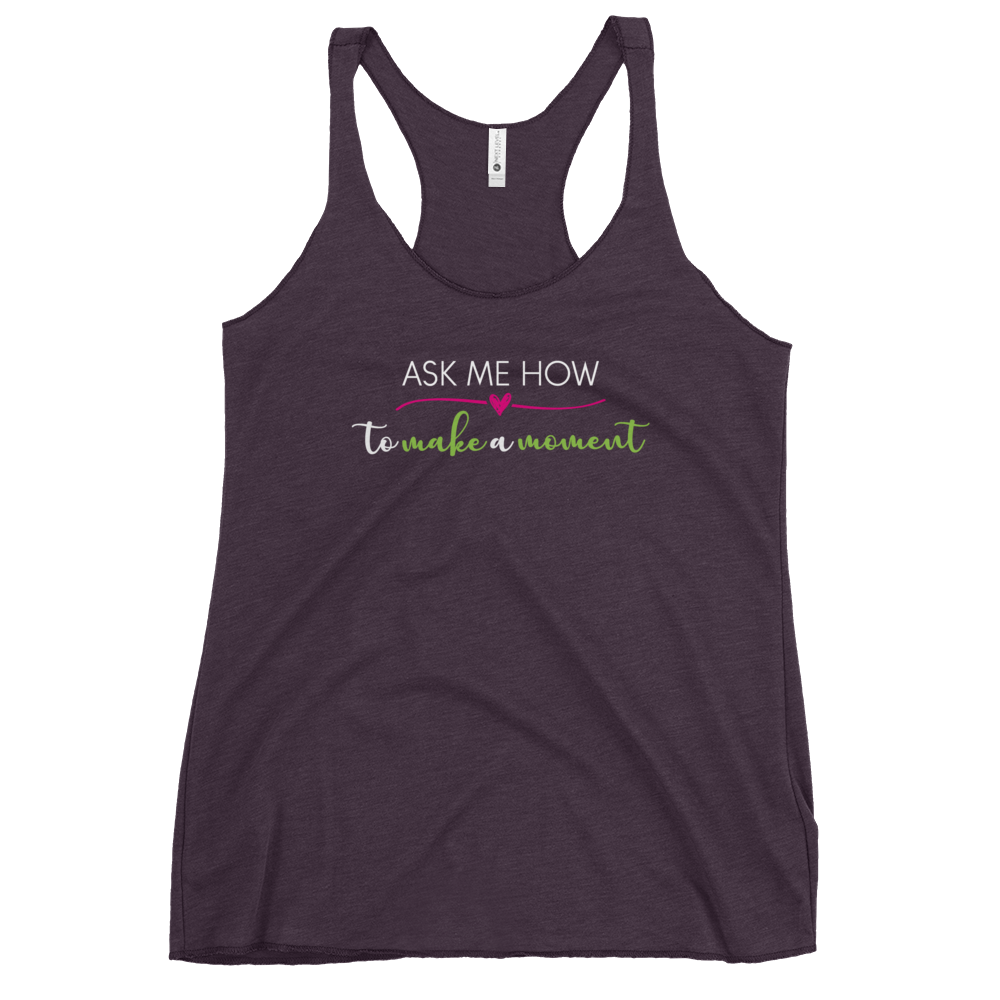 Ask Me How Women's Racerback Tank